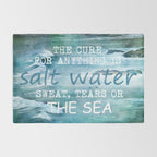 The cure for anything is salt water, sweat, tears, or the sea.    Dinesen, Isak Rug Gallery Image 2