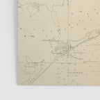 Vintage North Carolina and Virginia Coastal Map Poster Gallery Image 3