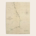 Vintage North Carolina and Virginia Coastal Map Poster Gallery Image 4