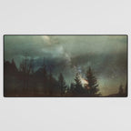 Midnight Fireflies Desk Mat Gallery Image 3