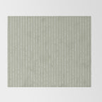 Lines II (Linen Sage) Throw Blanket Gallery Image 2