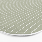 Lines II (Linen Sage) Bath Mat Gallery Image 3