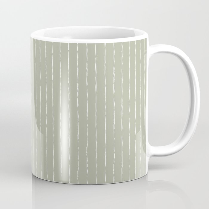 Lines II (Linen Sage) Coffee Mug Gallery Image 1