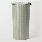 Lines II (Linen Sage) Travel Mug Gallery Image 2