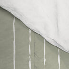 Lines II (Linen Sage) Comforter Gallery Image 4