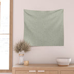 Lines II (Linen Sage) Wall Tapestry Gallery Image 2