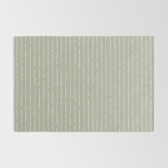 Lines II (Linen Sage) Rug Gallery Image 2