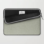 Lines II (Linen Sage) Laptop Sleeve Gallery Image 2