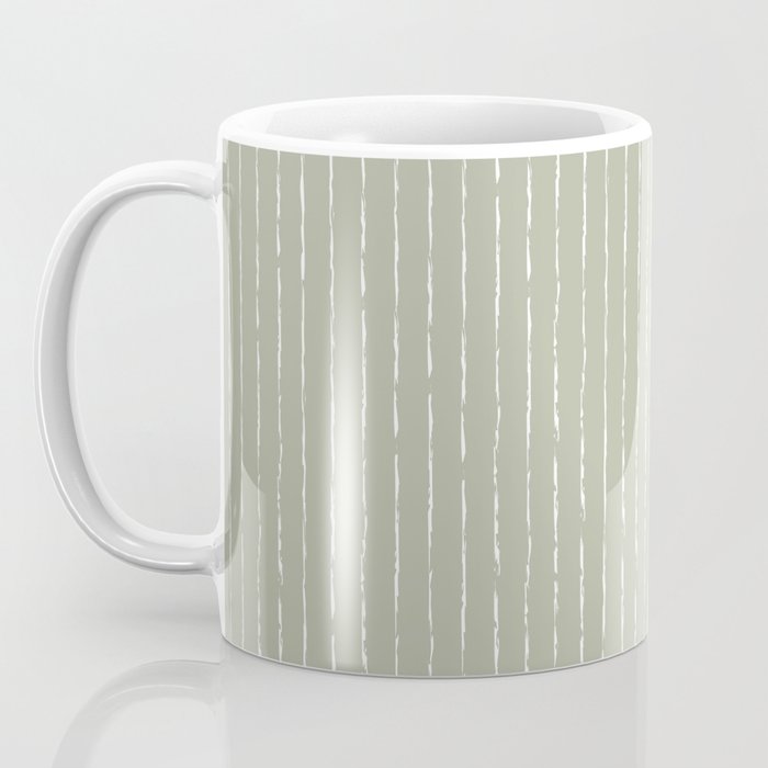 Lines II (Linen Sage) Coffee Mug Gallery Image 3