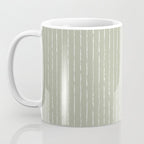 Lines II (Linen Sage) Coffee Mug Gallery Image 3