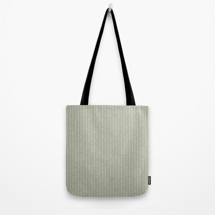 Lines II (Linen Sage) Tote Bag Gallery Image 2