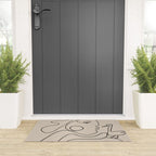 Gentle Abstract Line 5 Welcome Mat Gallery Image 3
