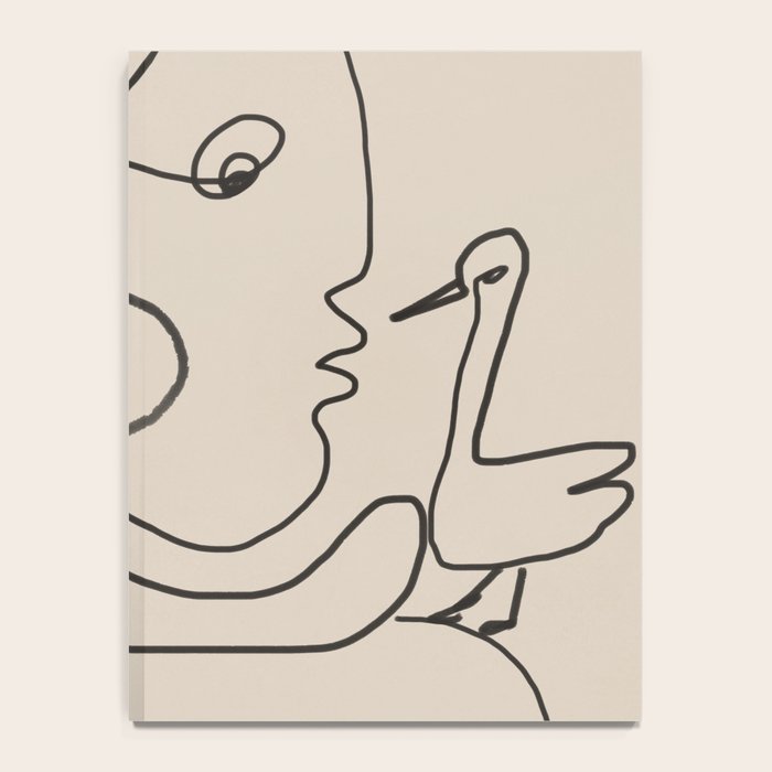 Gentle Abstract Line 5 Notebook Gallery Image 4