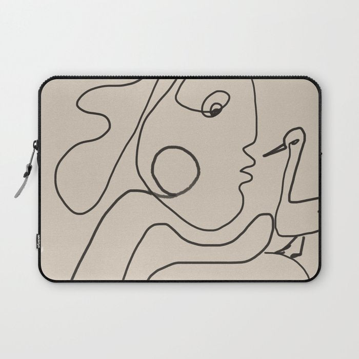 Gentle Abstract Line 5 Laptop Sleeve Gallery Image 1