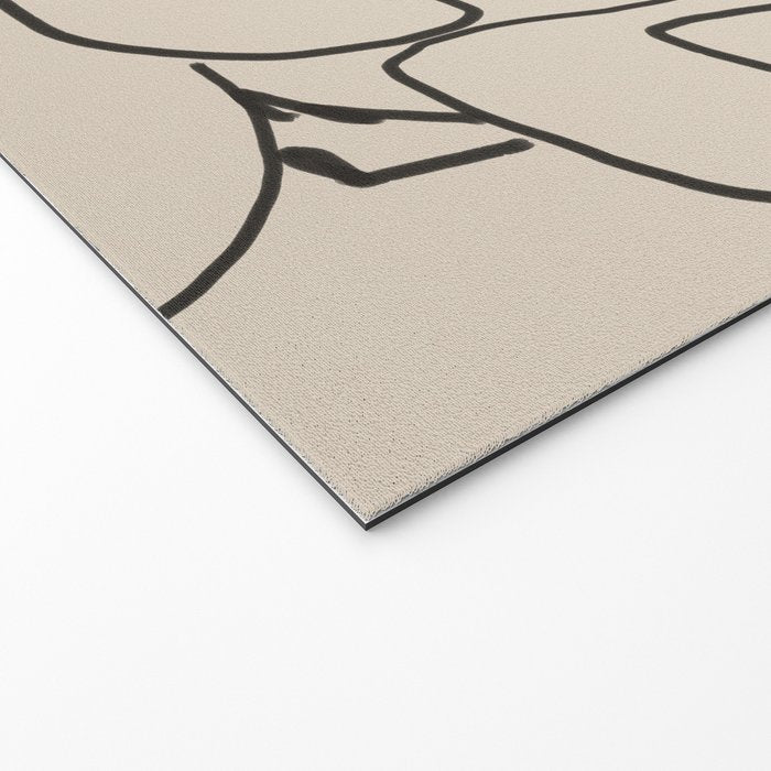 Gentle Abstract Line 5 Welcome Mat Gallery Image 2