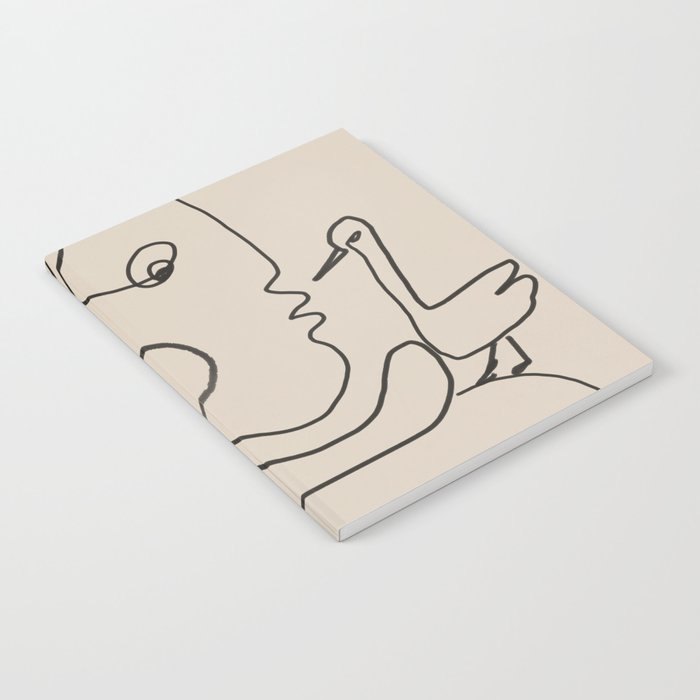 Gentle Abstract Line 5 Notebook Gallery Image 2
