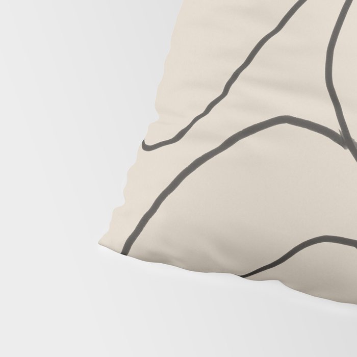 Gentle Abstract Line 5 Pillow Sham Gallery Image 4
