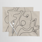 Gentle Abstract Line 5 Placemat Gallery Image 1