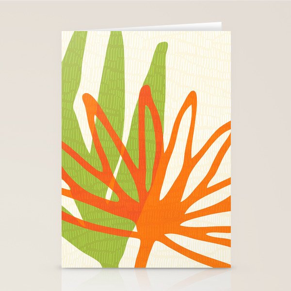 All Day Everyday in Green and Orange Nature Stationery Card Gallery Image 2