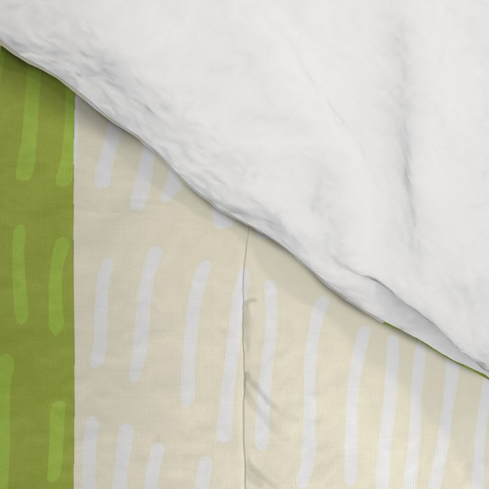 All Day Everyday in Green and Orange Nature Comforter Gallery Image 4