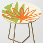 All Day Everyday in Green and Orange Nature Side Table Gallery Image 2