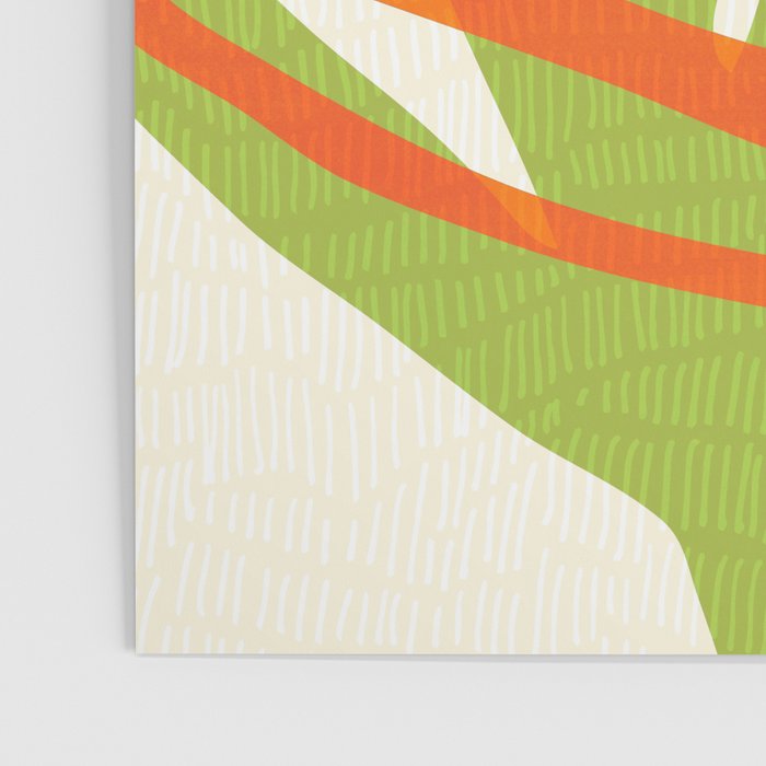 All Day Everyday in Green and Orange Nature Poster Gallery Image 3