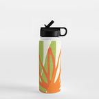 All Day Everyday in Green and Orange Nature Water Bottle Gallery Image 1