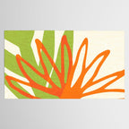 All Day Everyday in Green and Orange Nature Tablecloth Gallery Image 2