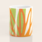 All Day Everyday in Green and Orange Nature Coffee Mug Gallery Image 4