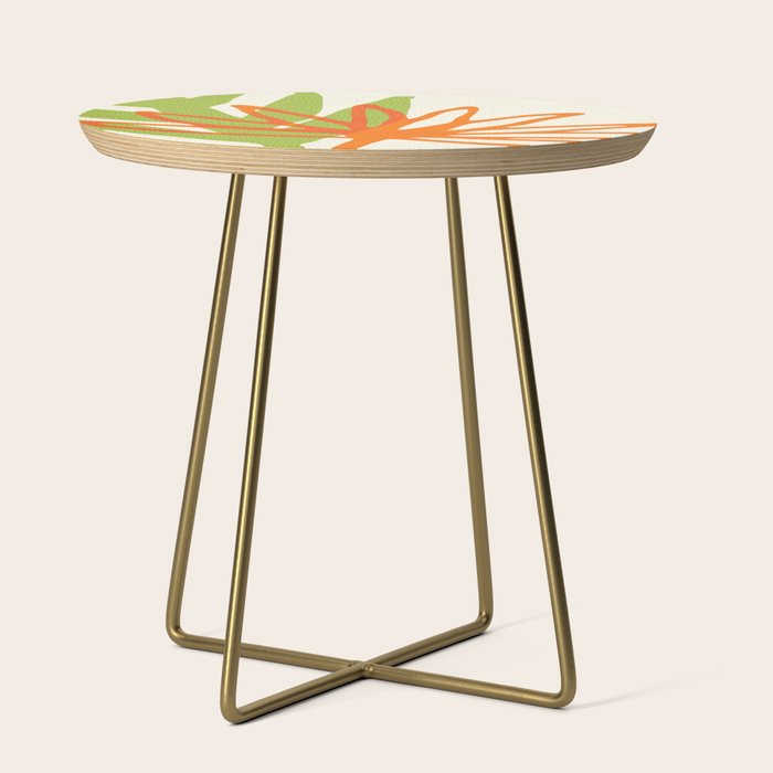 All Day Everyday in Green and Orange Nature Side Table Gallery Image 1