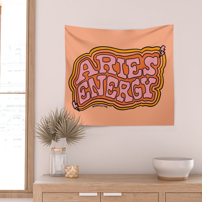 Aries Energy Wall Tapestry Gallery Image 2