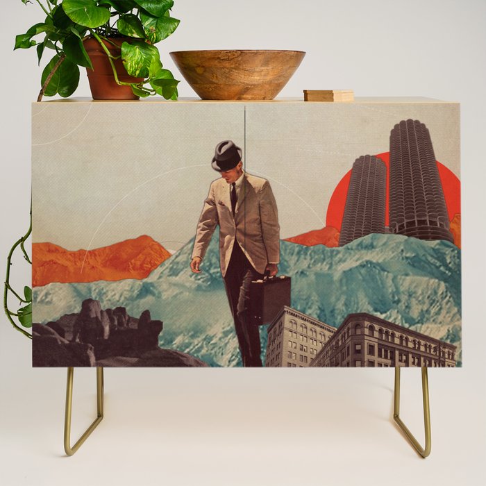 Leaving Their Cities Behind Credenza Gallery Image 1