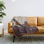 Leaving Their Cities Behind Throw Blanket Gallery Image 1