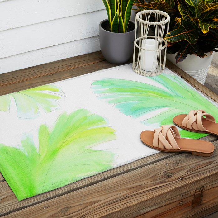 Banana Leaf Outdoor Rug Gallery Image 2