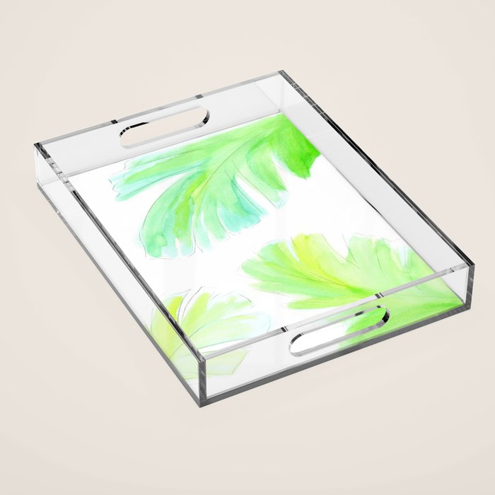 Banana Leaf Acrylic Tray Gallery Image 1