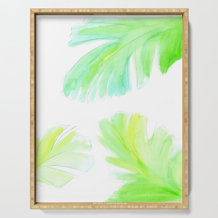 Banana Leaf Serving Tray Gallery Image 1