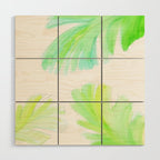 Banana Leaf Wood Wall Art Gallery Image 1