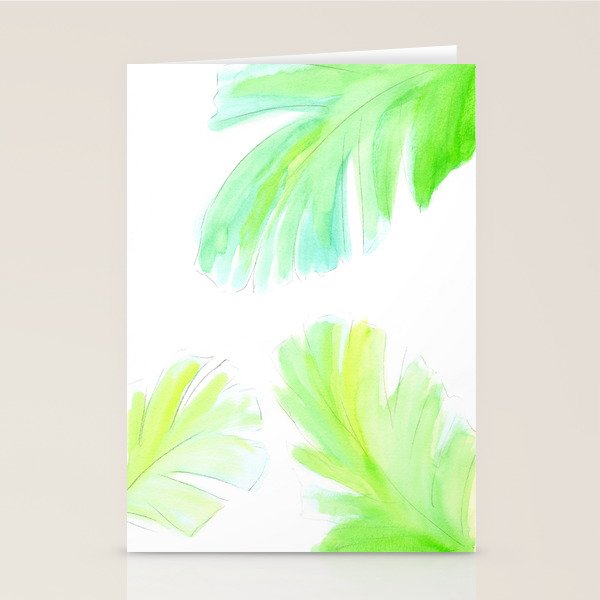 Banana Leaf Stationery Card Gallery Image 2