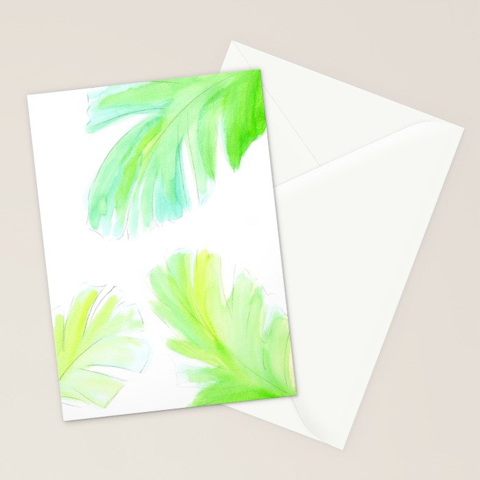 Banana Leaf Stationery Card Gallery Image 2