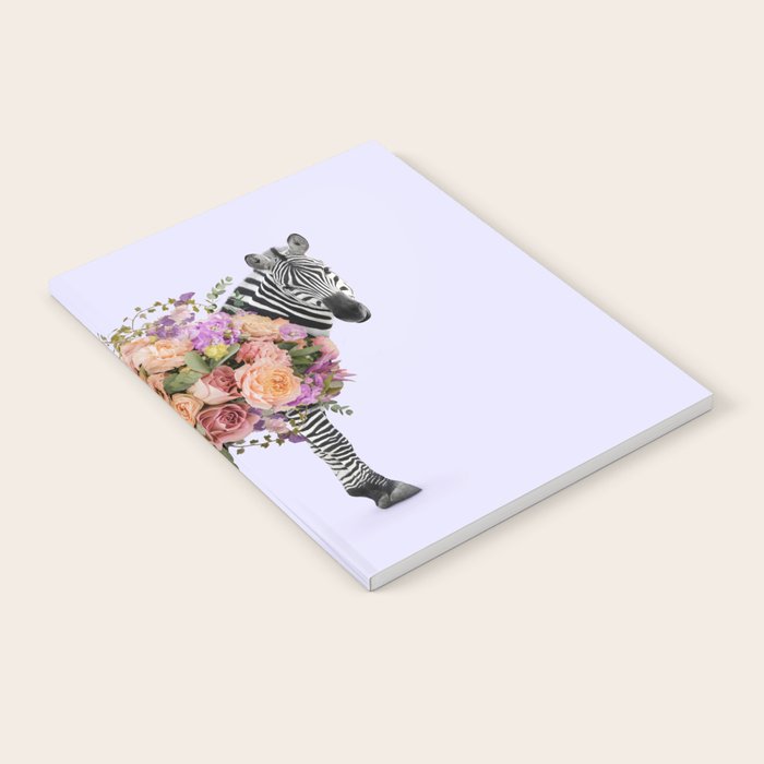 FLORAL ZEBRA Notebook Gallery Image 1