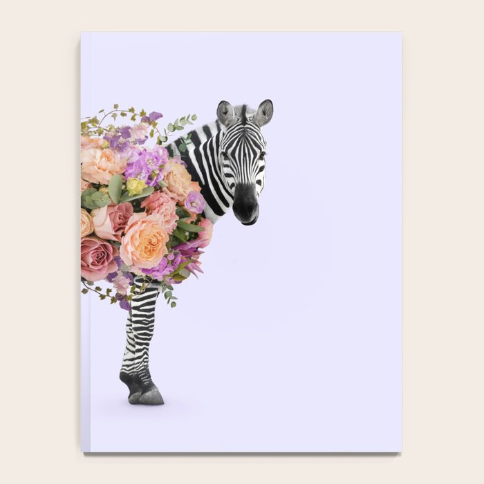 FLORAL ZEBRA Notebook Gallery Image 4