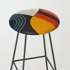 mid century bauhaus geometry square 2 Stool Gallery Image 2