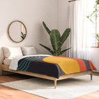 mid century bauhaus geometry square 2 Comforter Gallery Image 2