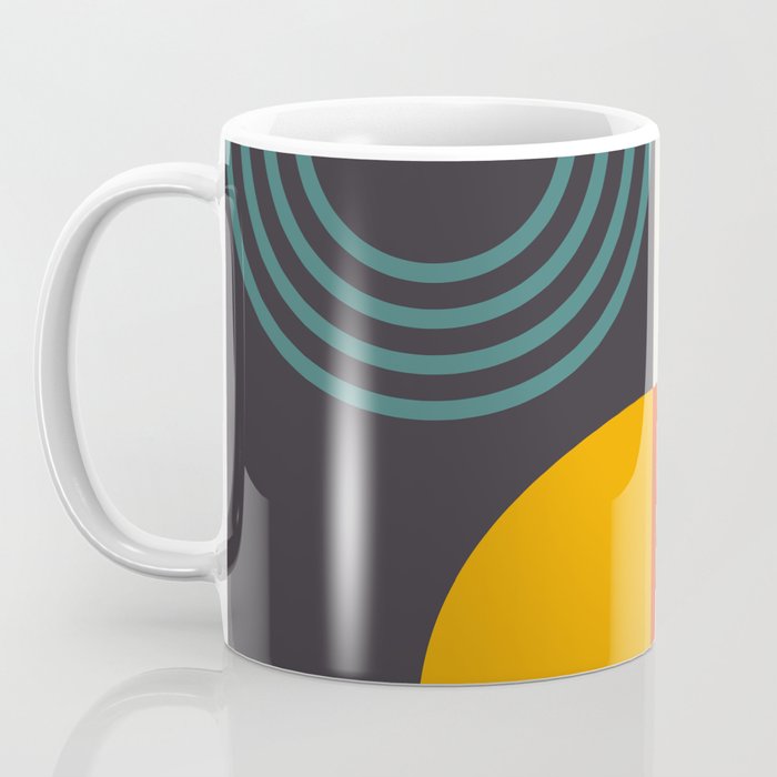 mid century bauhaus geometry square 2 Coffee Mug Gallery Image 3