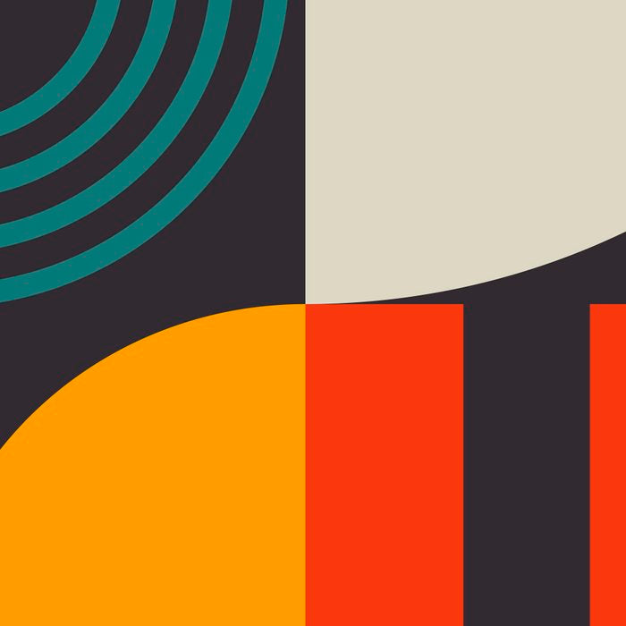 mid century bauhaus geometry square 2 Coffee Mug Gallery Image 2