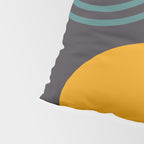 mid century bauhaus geometry square 2 Pillow Sham Gallery Image 4