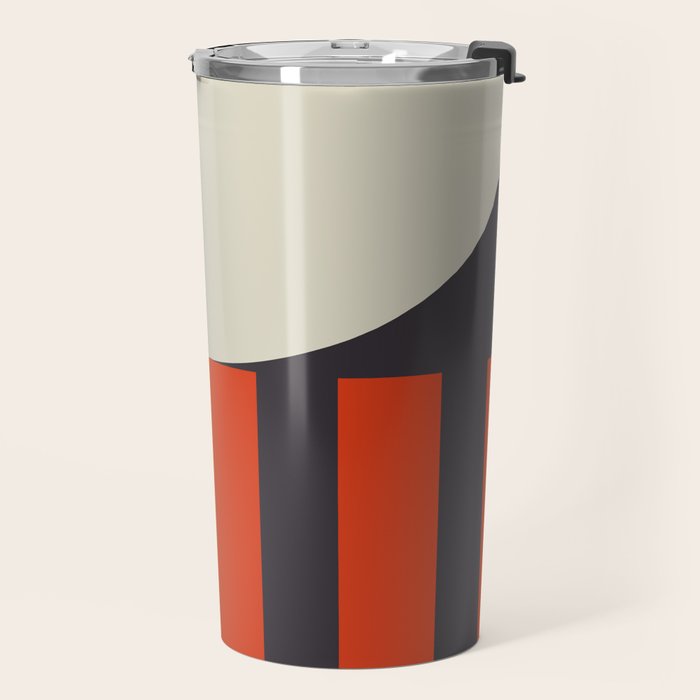 mid century bauhaus geometry square 2 Travel Mug Gallery Image 2