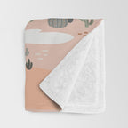 Desert Landscape Oasis Throw Blanket Gallery Image 3