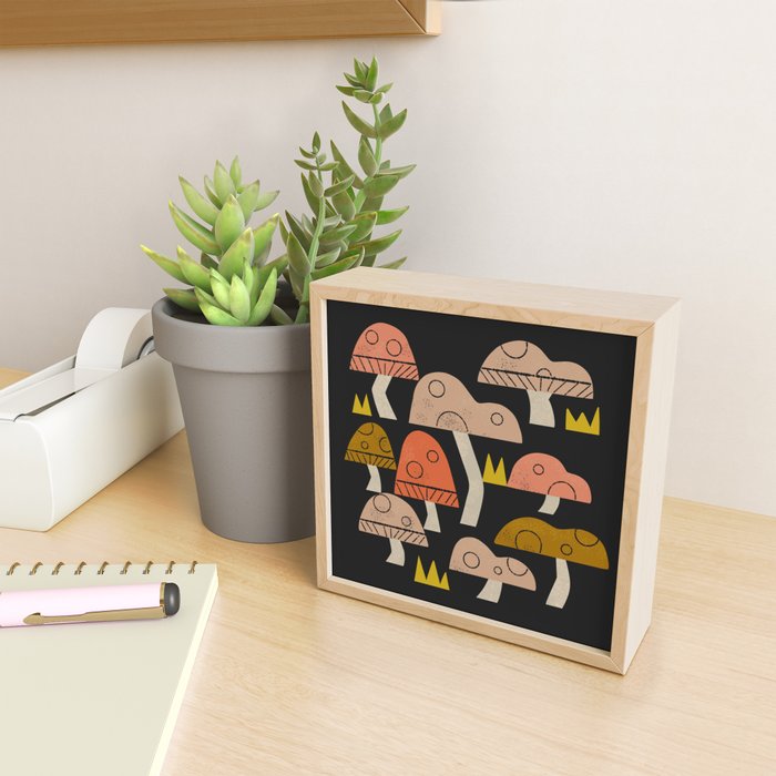 Toadstools Mini Art Print Gallery Image 2
