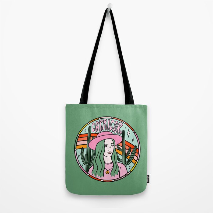 Capricorn Cowgirl Tote Bag Gallery Image 2